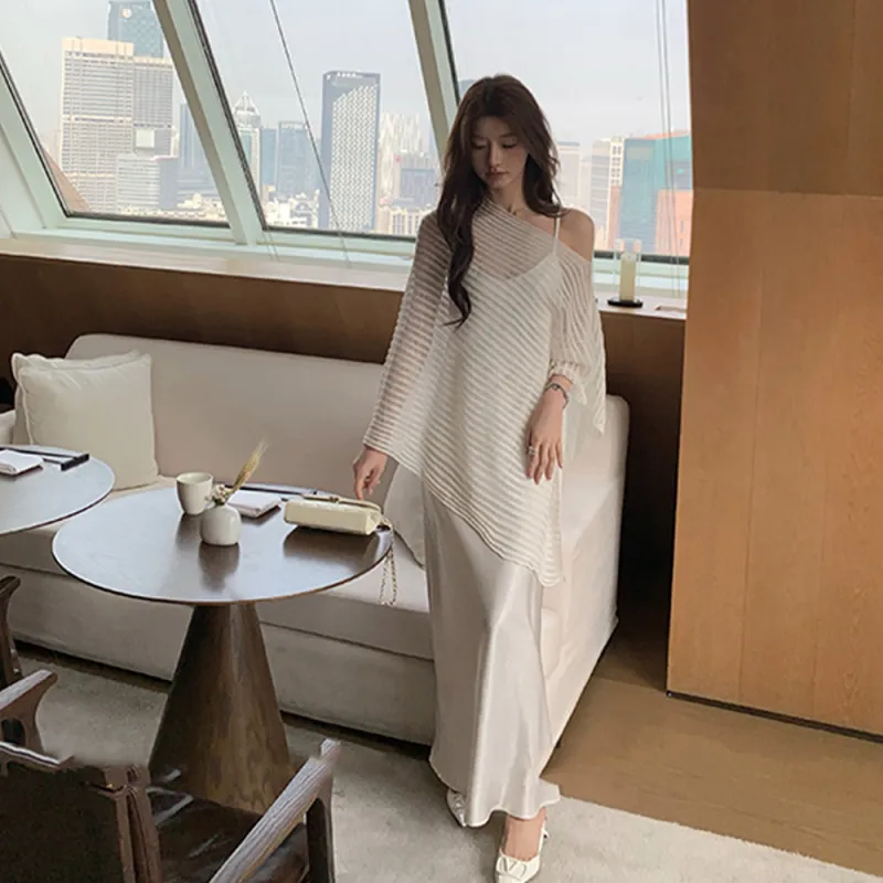 FLIM Two Piece Skirt Sets Women's-2