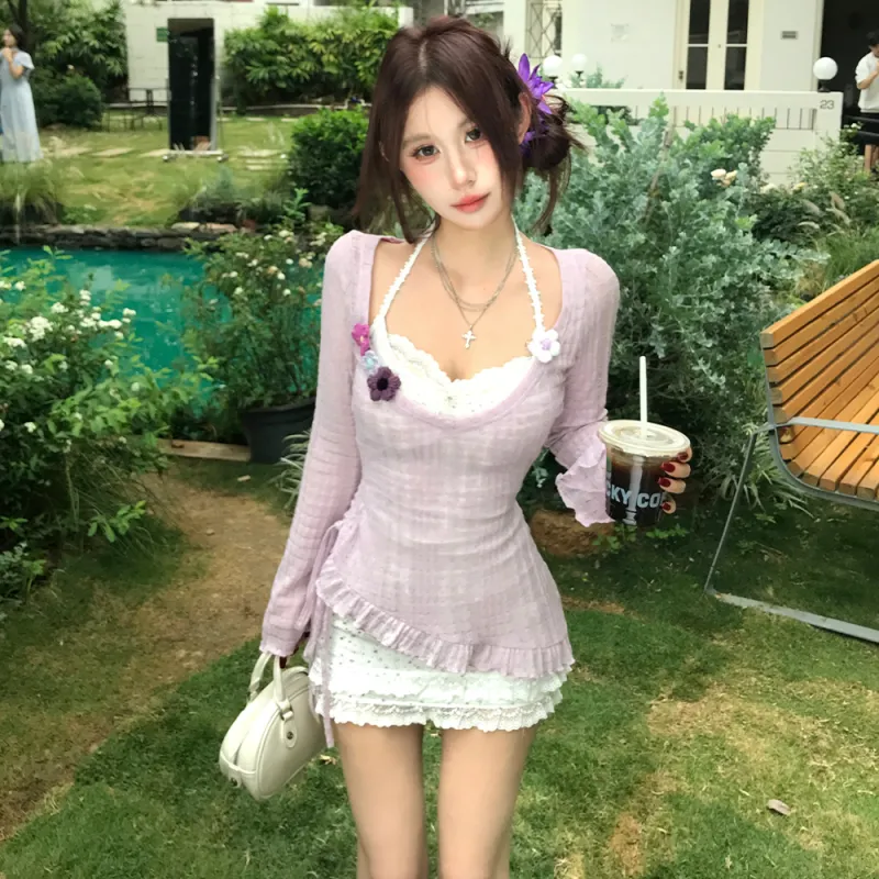 FLIM Two Piece Skirt Sets Women's-1