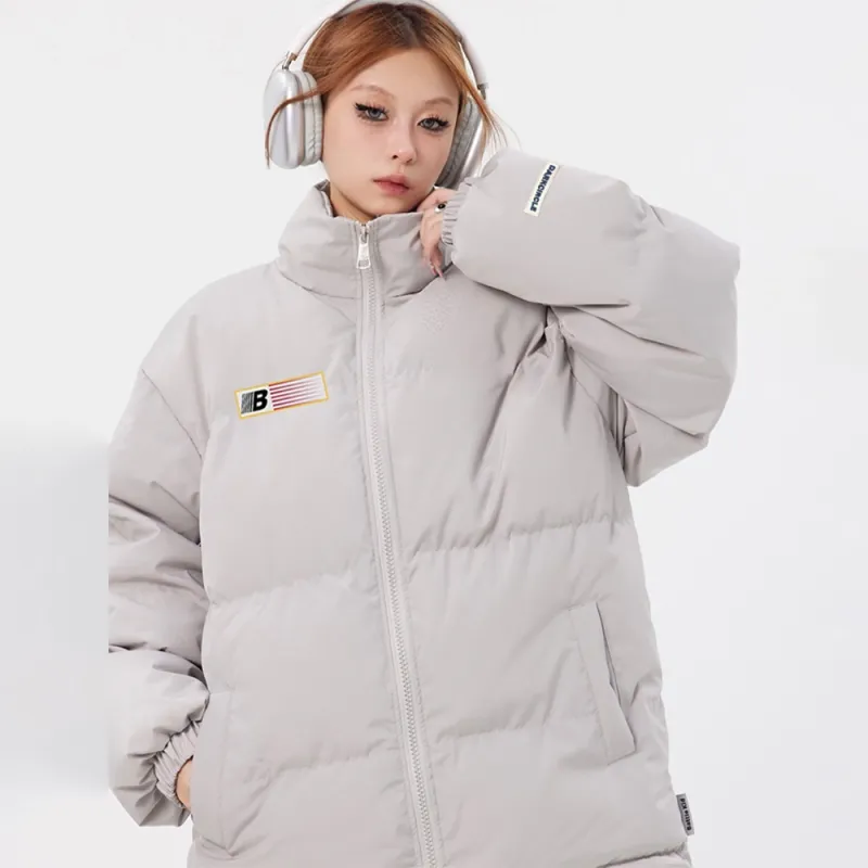 FLIM Puffer Jackets Unisex Green-7