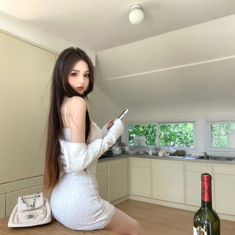 FLIM Two Piece Skirt Sets Women's-4