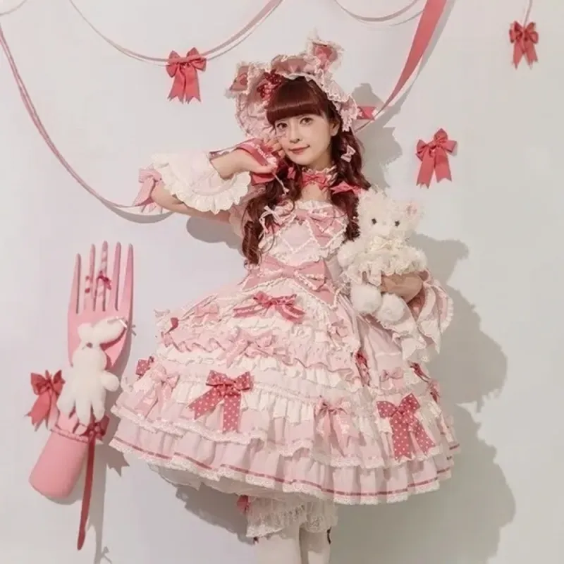 FLIM Lolita Dresses Women's Pink Box-2