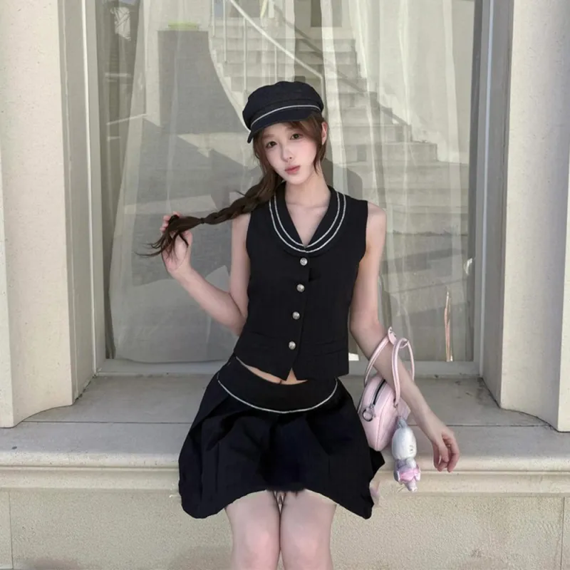 FLIM Two Piece Skirt Sets Women's-4