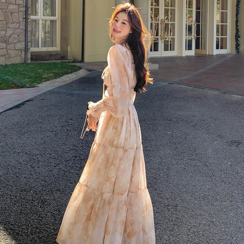 FLIM Long Sleeved Dress Women's-5