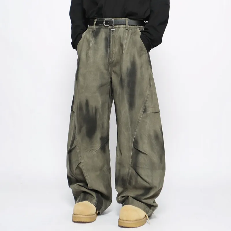 FLIM Casual Pants Unisex Green-6