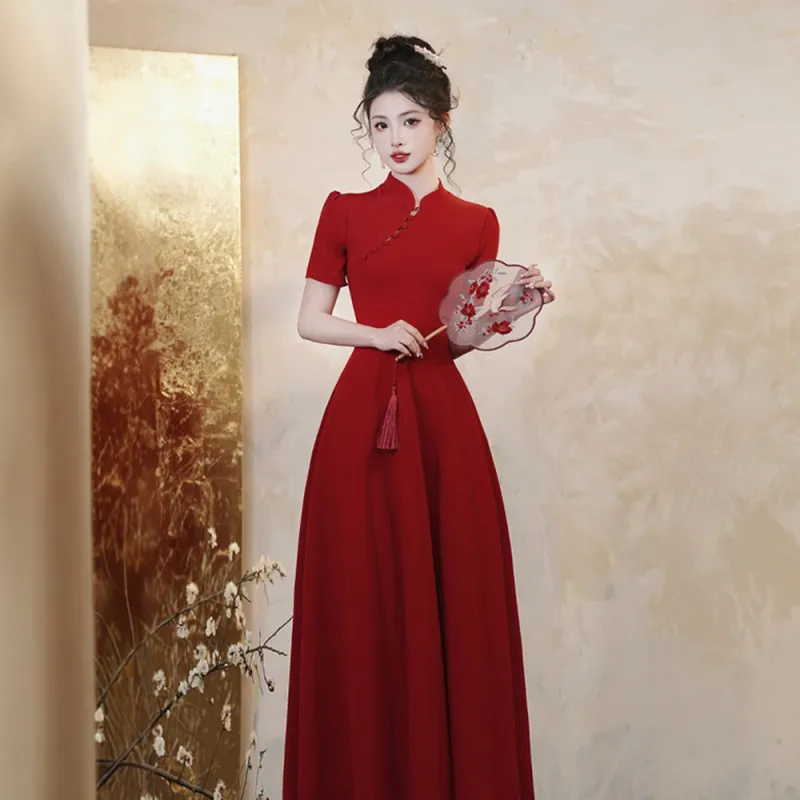 FLIM Cheongsams Women's Dress-5