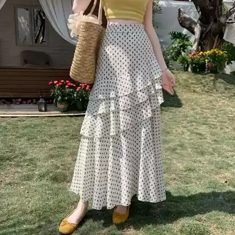 FLIM Casual Long Skirts Women's-2
