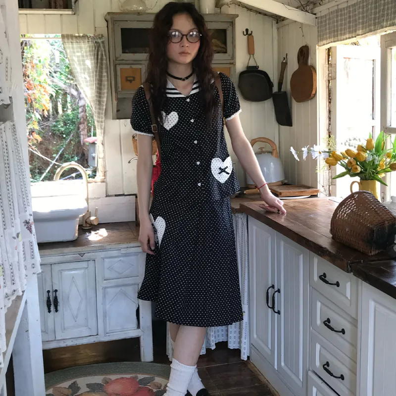 FLIM Two Piece Skirt Sets Women's Black Set-3