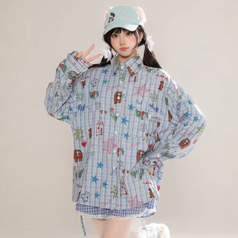FLIM Shirts Women's Blue-3