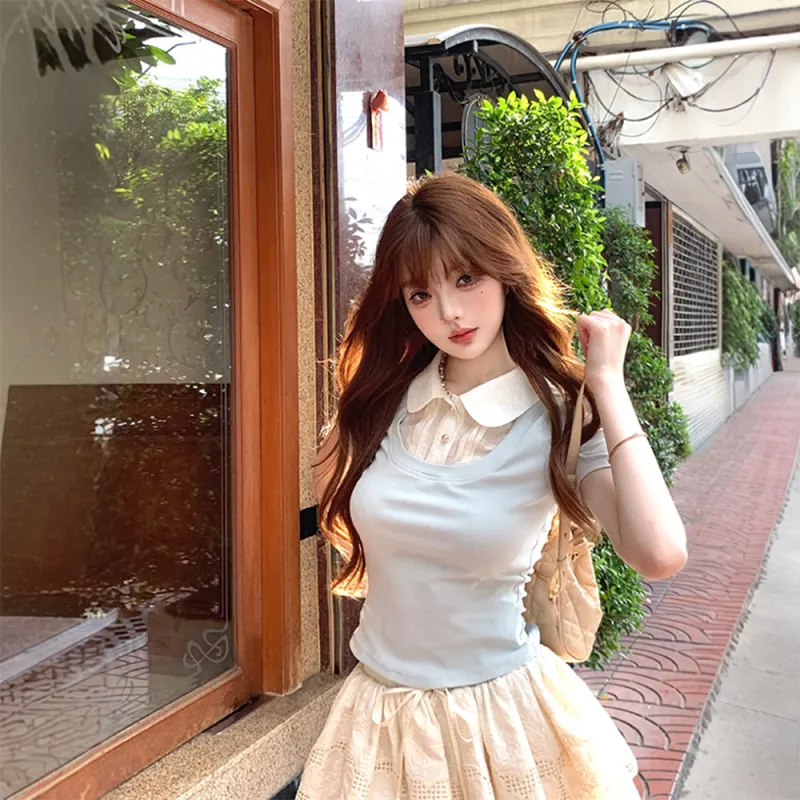 Pa33word Two Piece Skirt Sets Women's-4