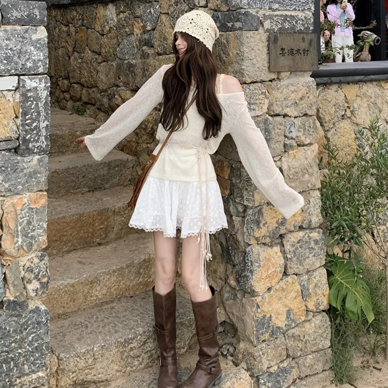 FLIM Two Piece Skirt Sets Women's-2