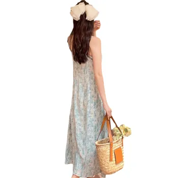 FLIM Slip Dresses Women's Blue
