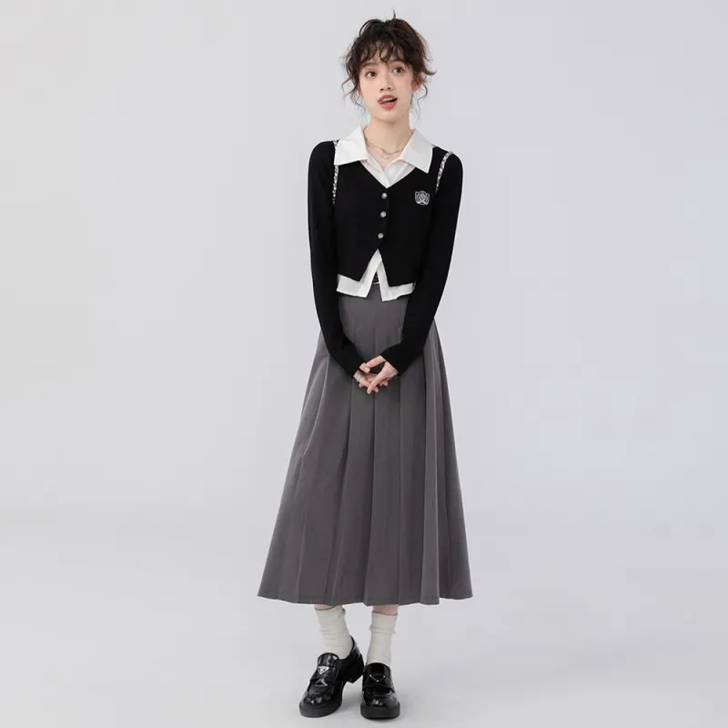 FLIM Two Piece Skirt Sets Women's-7