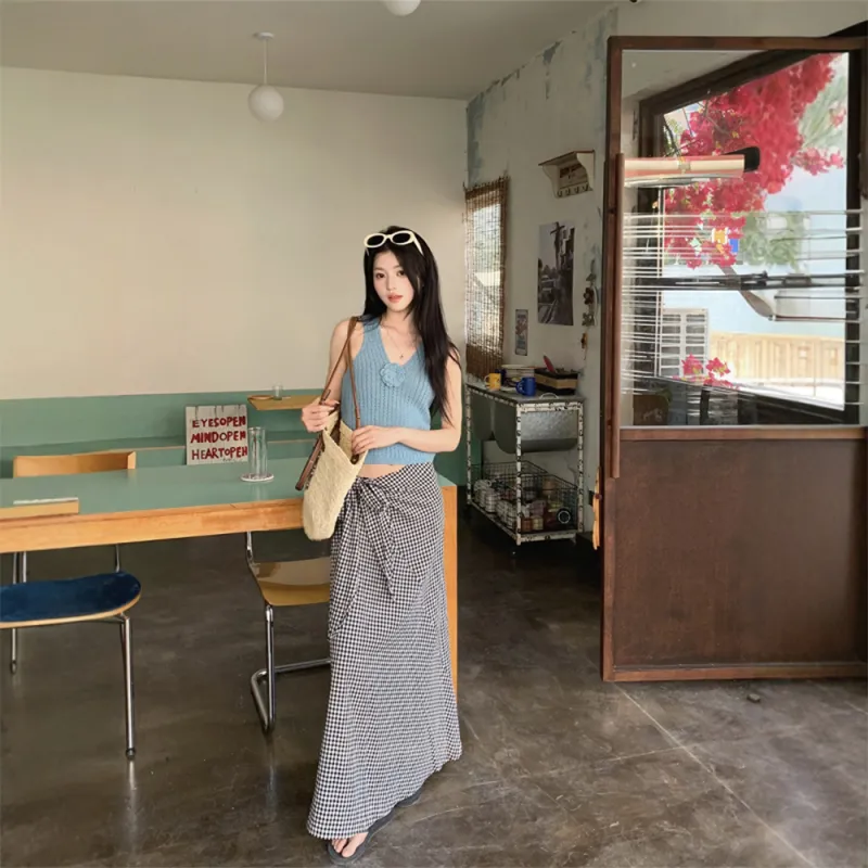 FLIM Two Piece Skirt Sets Women's-3