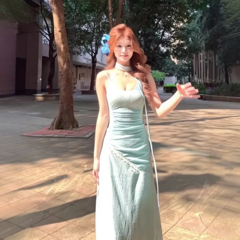 FLIM Slip Dresses Women's Blue Bear Box-5