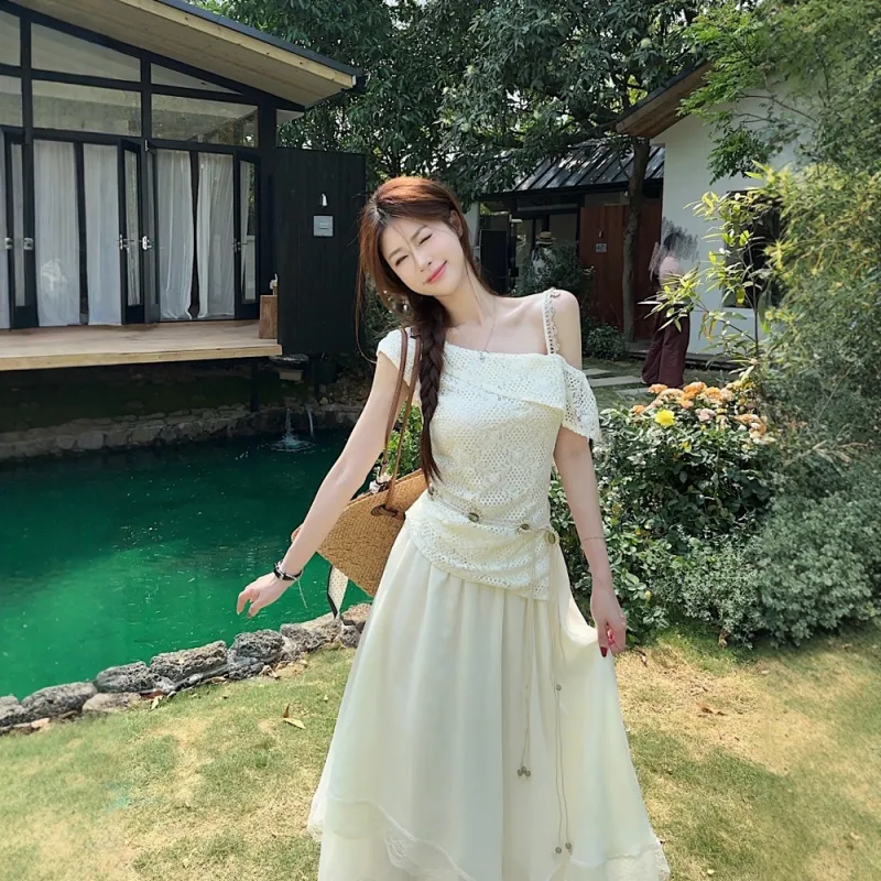 FLIM Two Piece Skirt Sets Women's-2