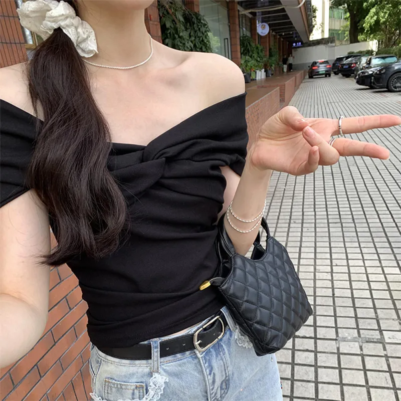 Regular Fashion Minimalist Style T Shirt Women's Includes Exquisite Box-2