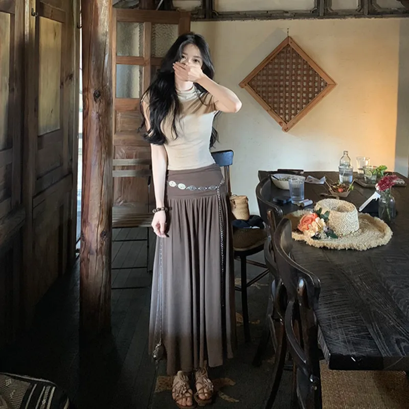 FLIM Two Piece Skirt Sets Women's-7
