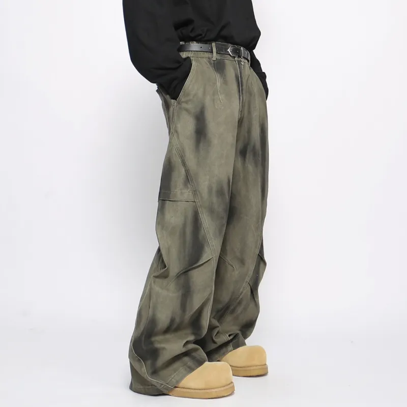 FLIM Casual Pants Unisex Green-4