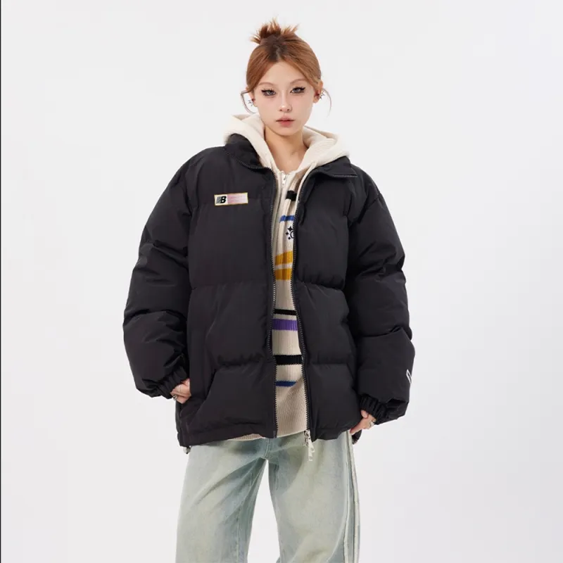 FLIM Puffer Jackets Unisex Green-2
