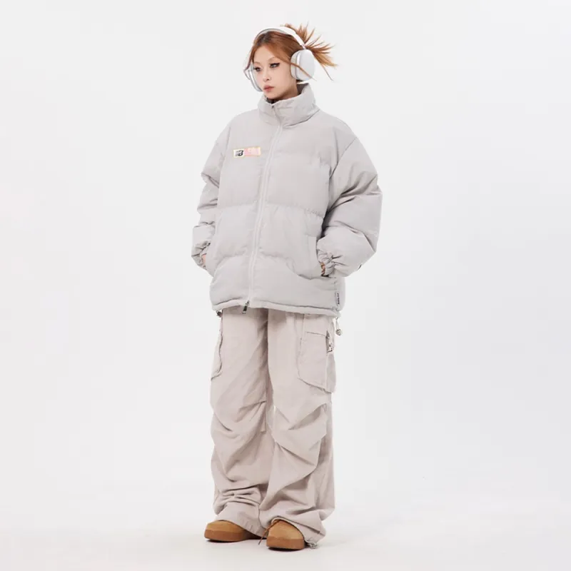 FLIM Puffer Jackets Unisex Green-8