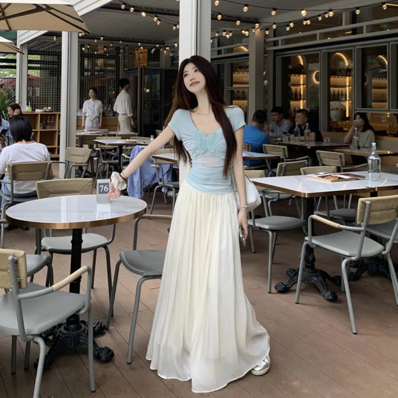FLIM Two Piece Skirt Sets Women's-2