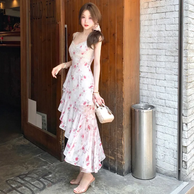 FLIM Slip Dresses Women's Pink-2