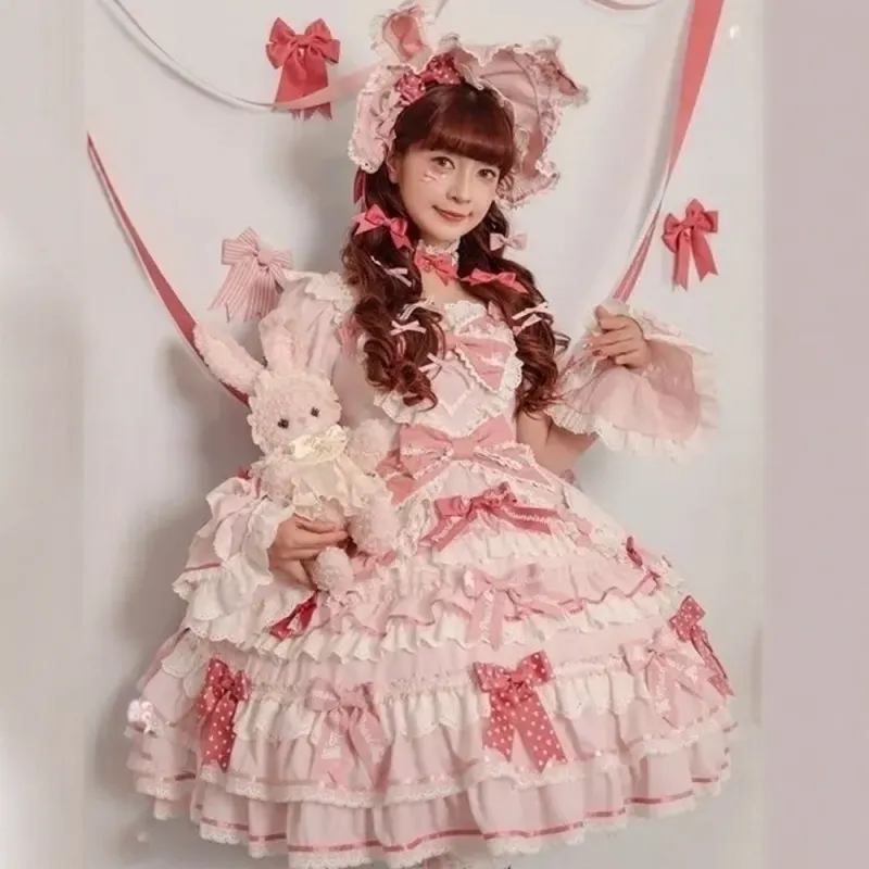 FLIM Lolita Dresses Women's Pink Box-3