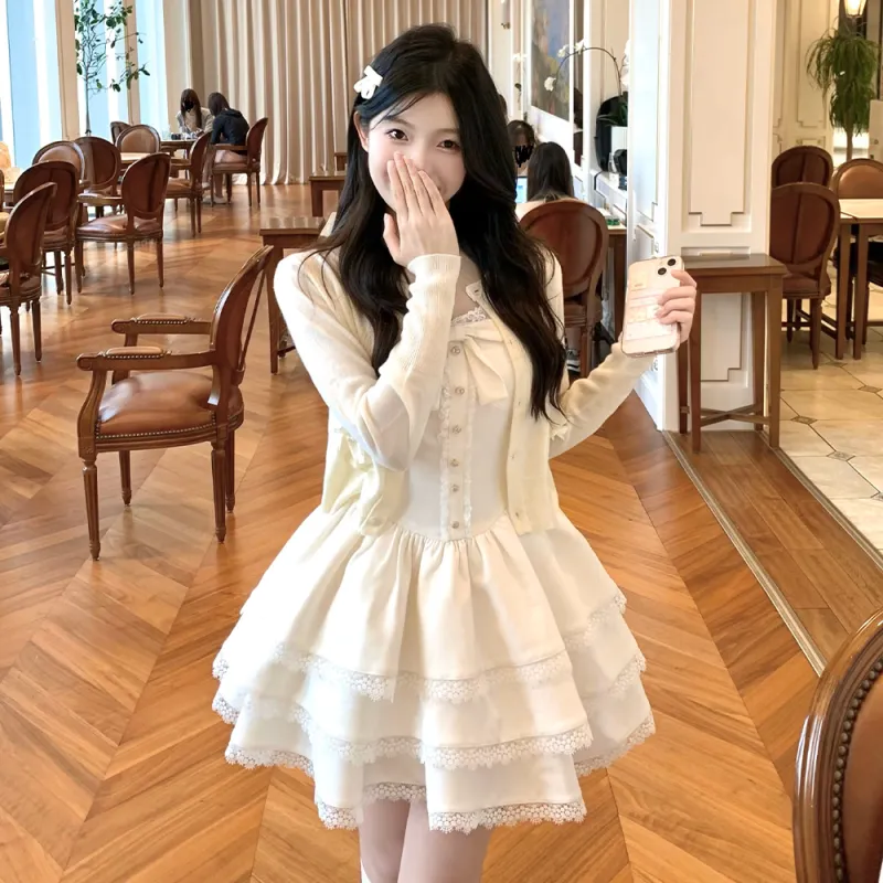 KUNZHUDAXIANG Skirt Set Women's-4