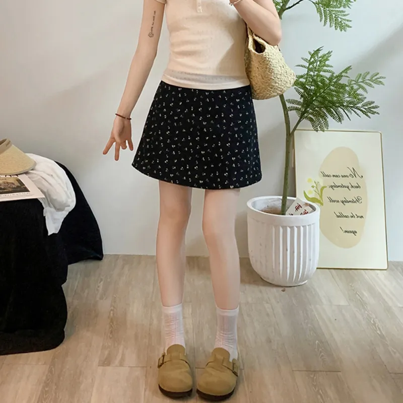 FLIM Casual Short Skirts Women's Black-12