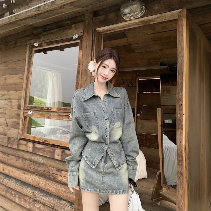 FLIM Two Piece Skirt Sets Women's-3