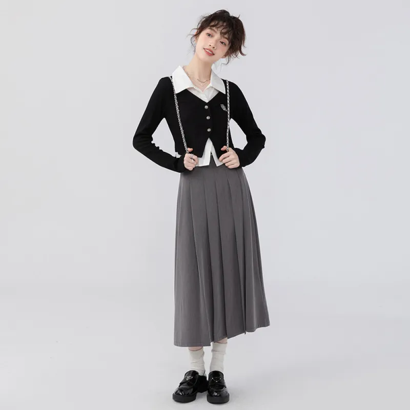 FLIM Two Piece Skirt Sets Women's-6