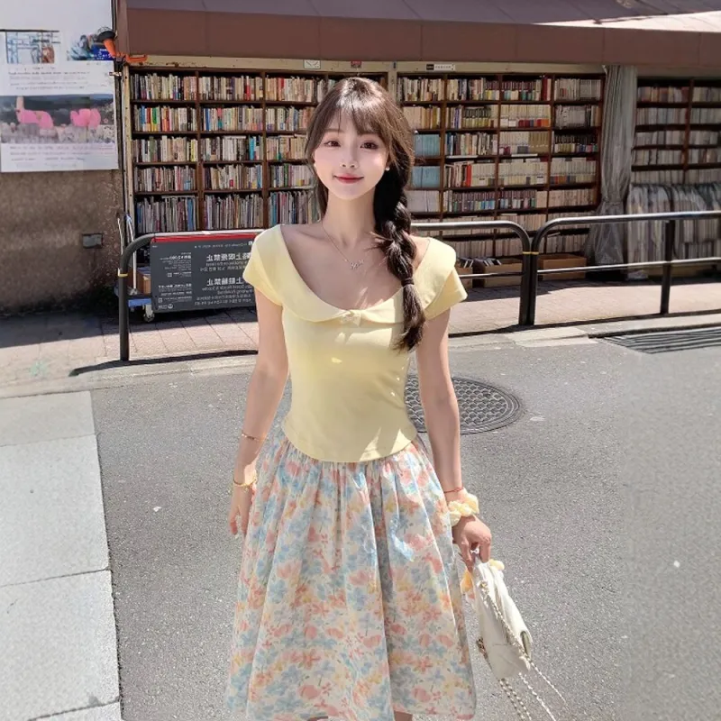 FLIM Skirt Set Women's Image Color-2