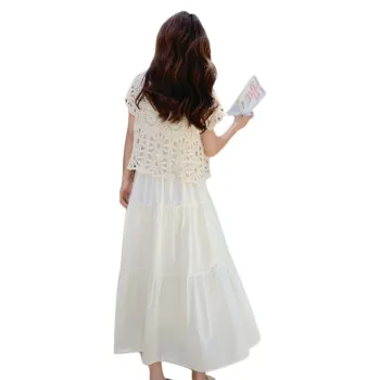 FLIM Skirt Set Women's White Set