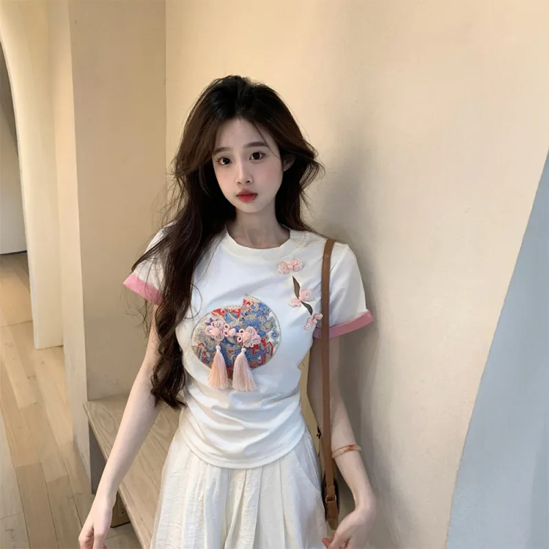 FLIM T Shirts Women's White-6