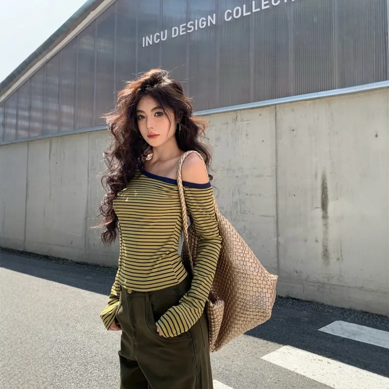 FLIM T Shirt Women's Mustard Green-3