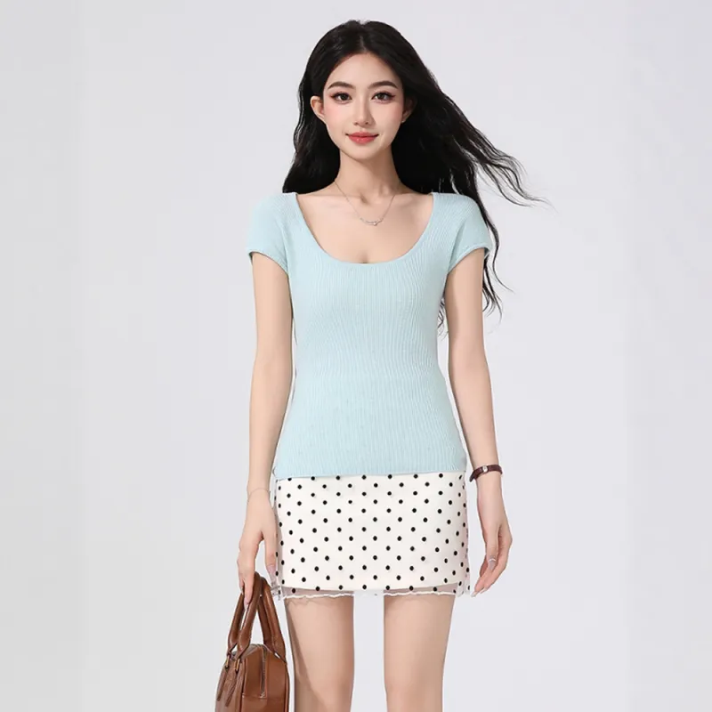 FLIM Two Piece Skirt Sets Women's-4