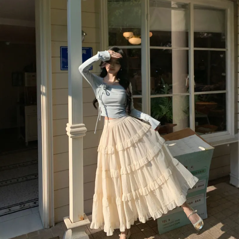 FLIM Two Piece Skirt Sets Women's-2