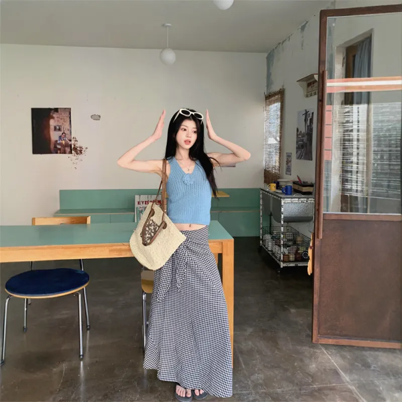 FLIM Two Piece Skirt Sets Women's-4