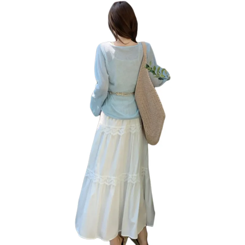 FLIM Two Piece Skirt Sets Women's-1
