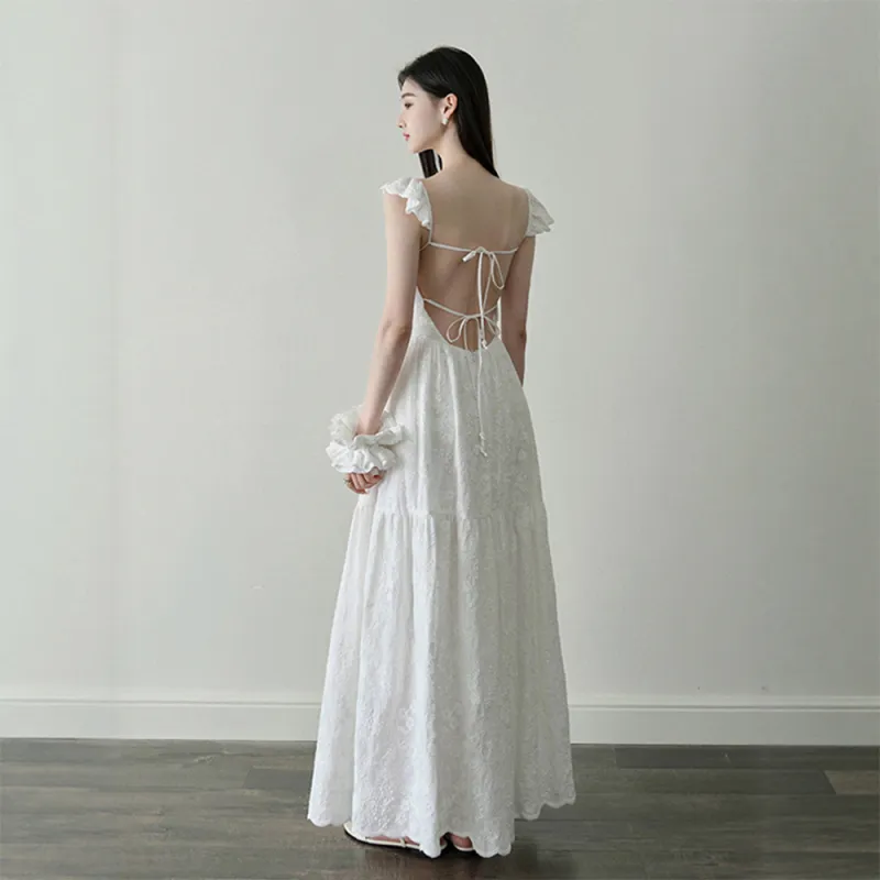 FLIM Slip Dresses Women's White Bear Box-6