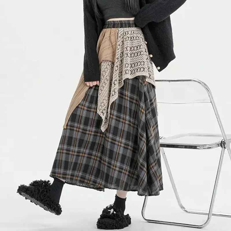 FLIM Casual Long Skirts Women's-2