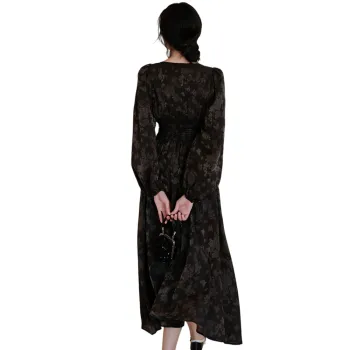 FLIM Long Sleeved Dress Women's Black