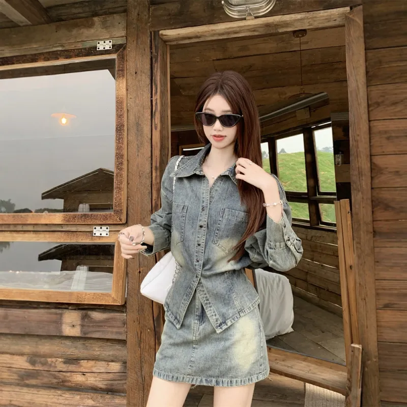 FLIM Two Piece Skirt Sets Women's-5