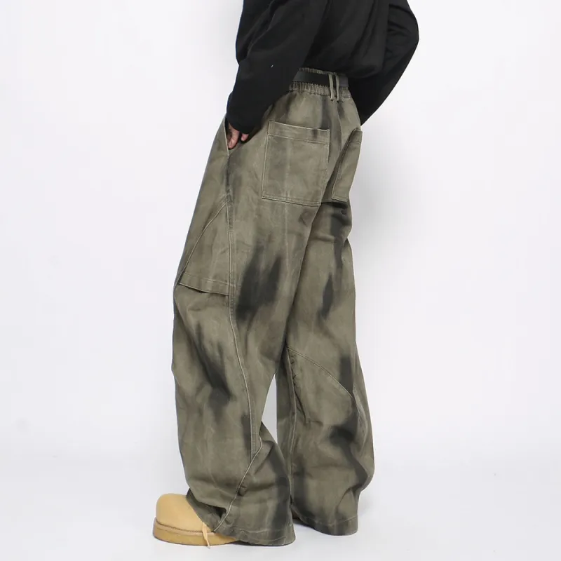 FLIM Casual Pants Unisex Green-7