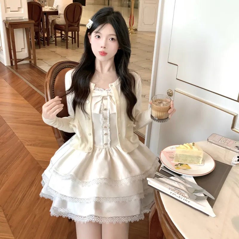 KUNZHUDAXIANG Skirt Set Women's-2
