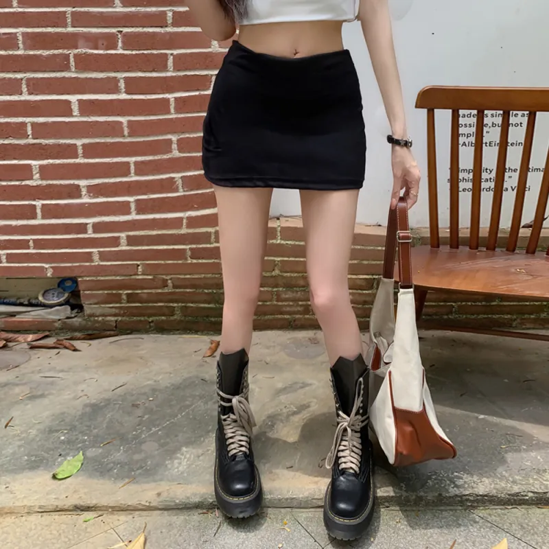 FLIM Denim Short Skirts Women's-6