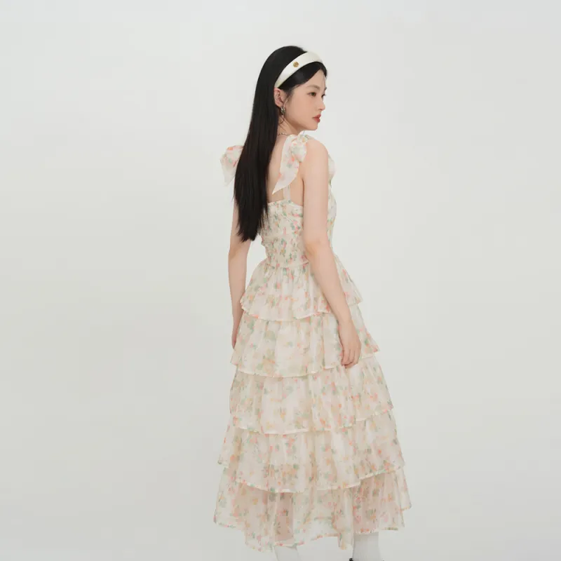 FLIM Slip Dresses Women's Apricot Blossom-2