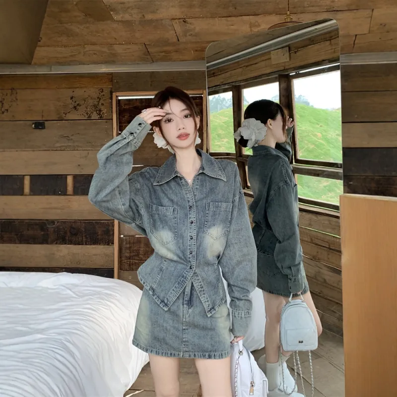 FLIM Two Piece Skirt Sets Women's-2