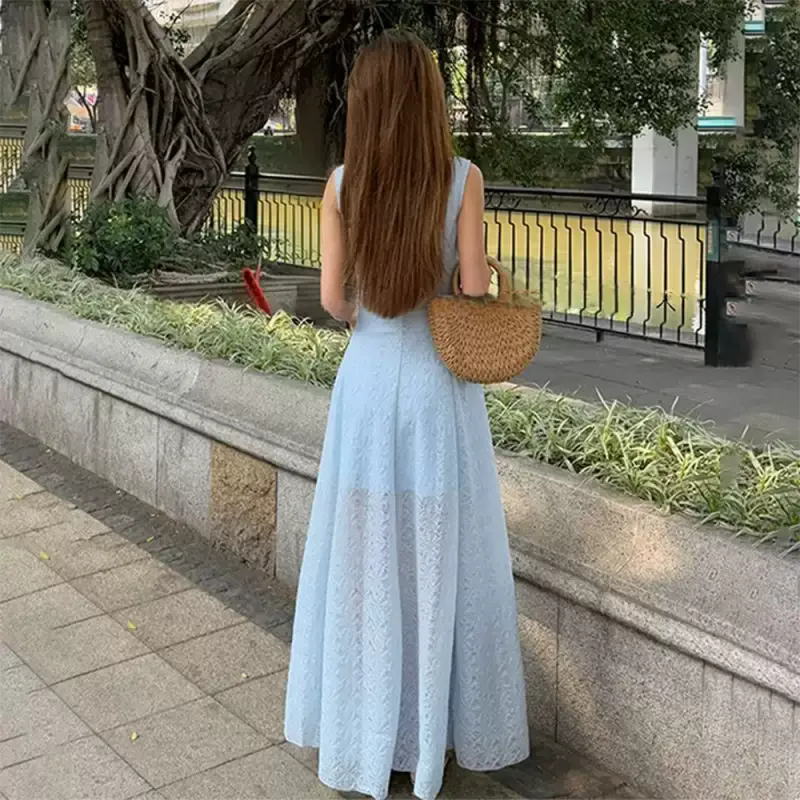 FLIM Slip Dresses Women's Blue Bear Box-5