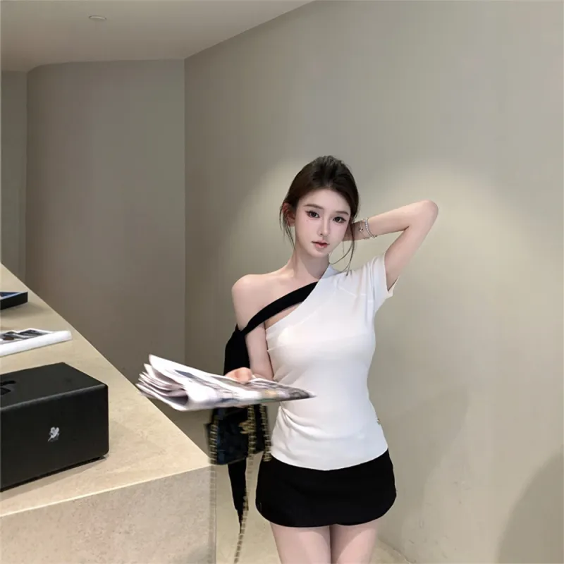 FLIM Drop Shoulder Sleeve T Shirt Women's-2